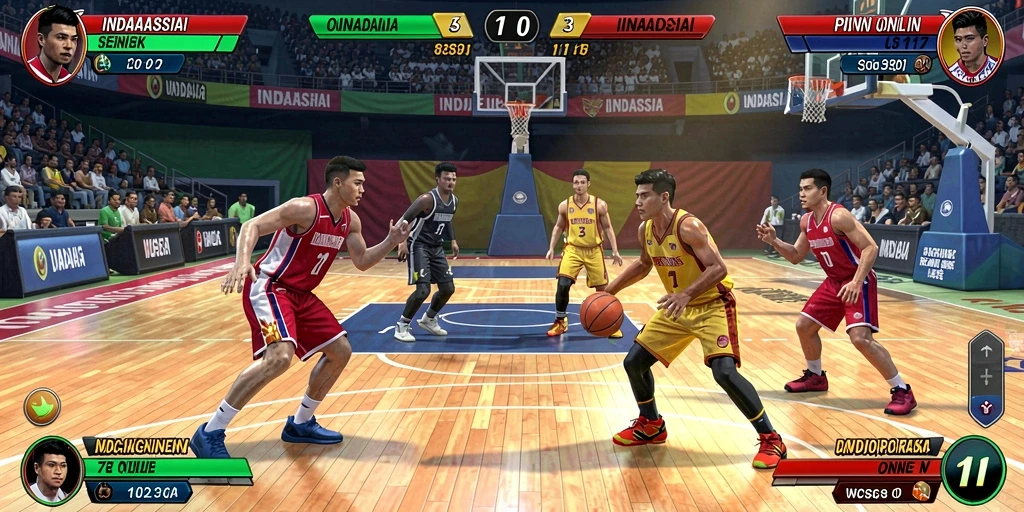 Momen seru saat bermain bersama teman dalam mode multiplayer.