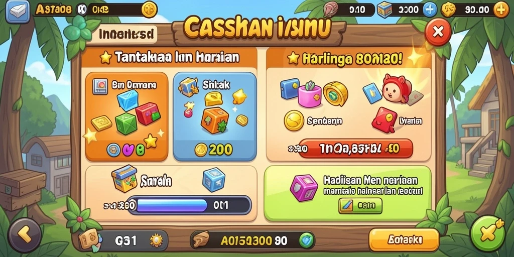 Tampilan level baru yang penuh tantangan dan seru.