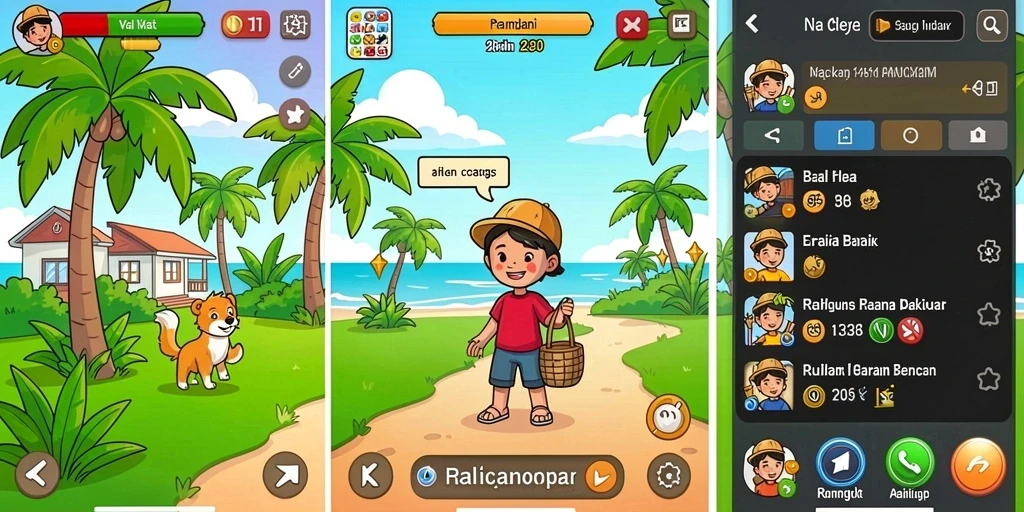 Fitur multiplayer yang memungkinkan bersaing dengan teman.