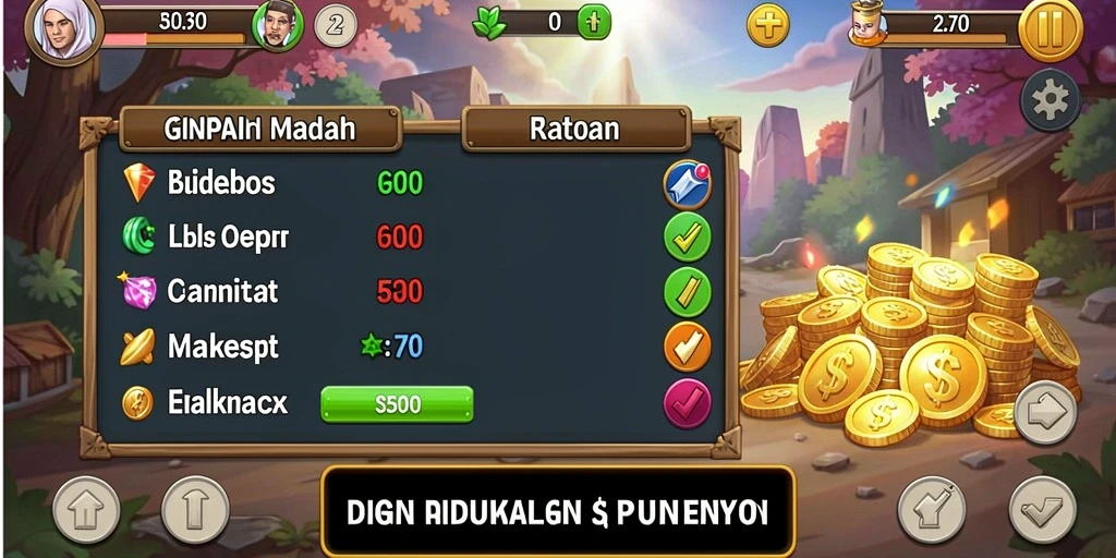 Sistem reward yang menarik bagi setiap pemain.