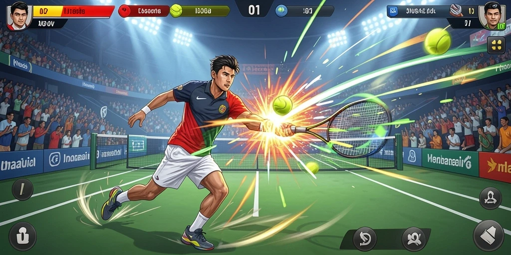 Ilustrasi yang memperlihatkan kolaborasi multiplayer antara pemain.
